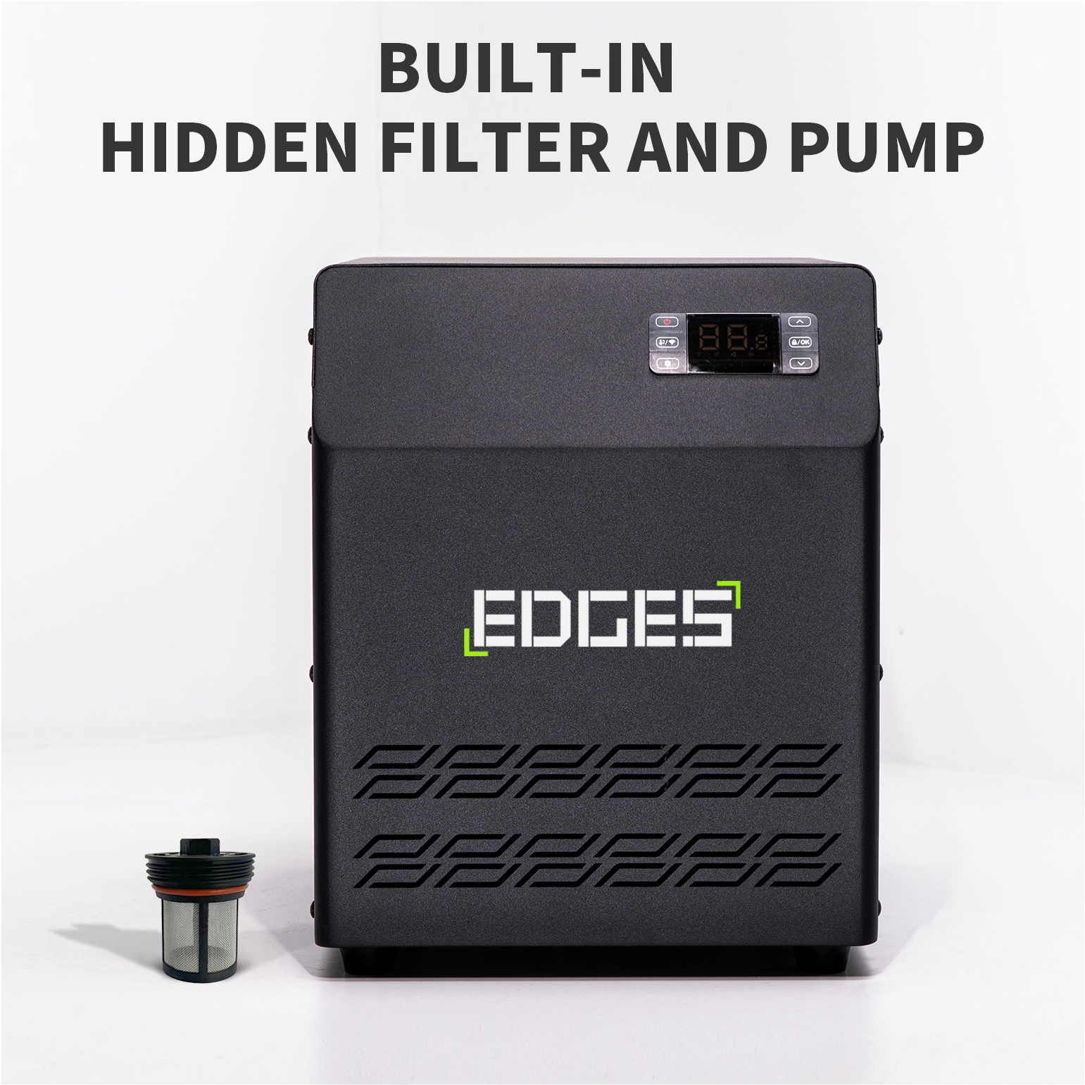 Edges Ice Bath with Chiller - Built-In Filter, WiFi App Control, Recovery Pod