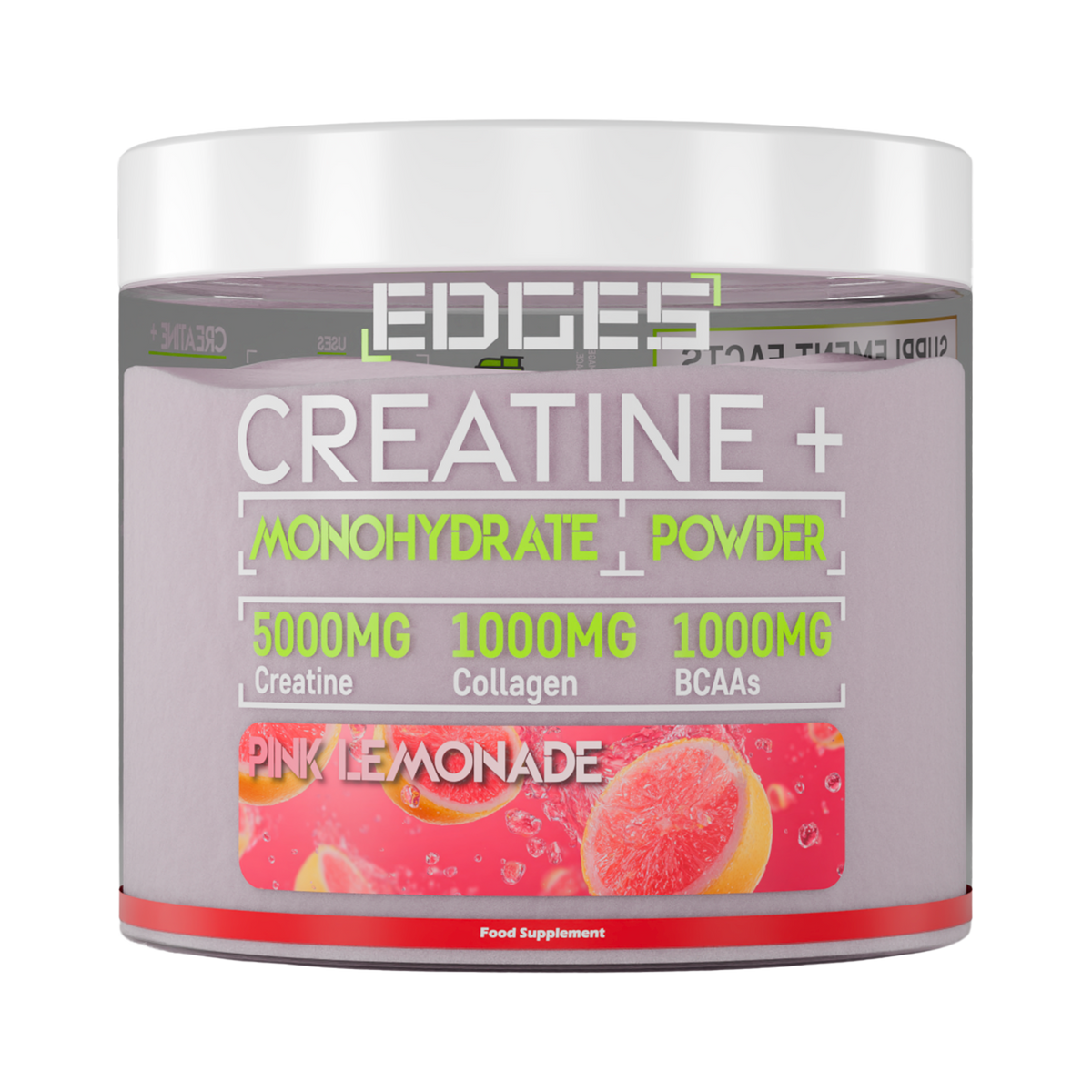 Creatine+ 7000mg Monohydrate Powder - Pink Lemonade Flavour