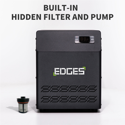 Edges Ice Bath with Chiller - Built-In Filter, WiFi App Control, Recovery Pod