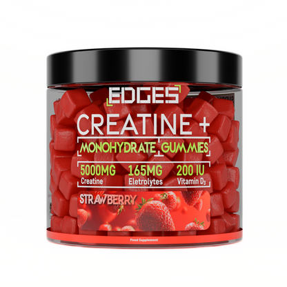 Creatine+ Gummies 5000mg with Electrolytes & Vitamin D3 -  Creatine Monohydrate (1 Month)
