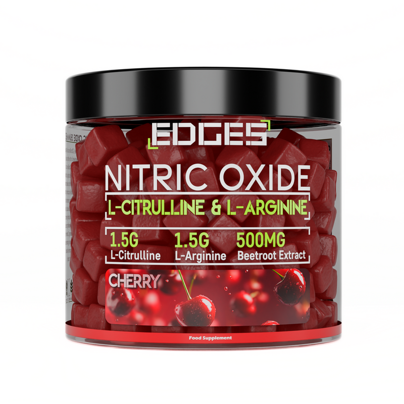 Nitric Oxide Gummies 3500mg - L-Citrulline & L-Arginine - Cherry Flavoured (1 Month)