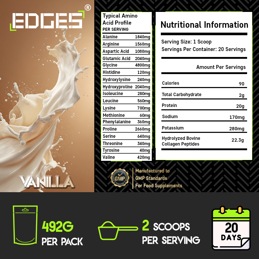 Bone Broth Protein Powder - Vanilla Flavoured