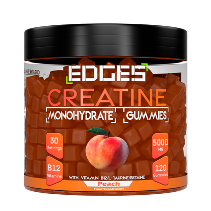 Creatine Monohydrate Gummies 5000mg with B12 Vitamins, L-Taurine & Betaine